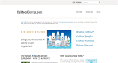 Desktop Screenshot of cellfoodcenter.com